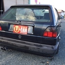 新春大特価！希少！ゴルフII☆黒系☆左ハンドル☆ローダウン☆82千キロ☆の画像