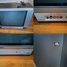 【動作OK】 AIWA アイワ　フラット画面　21型テレビ　TV-F21ST1 　★テレビ台付き★の画像