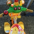 くまのプーさん 三輪車 補助脚付きの画像