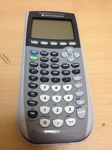 【定価4万円→1万円!!】 カラーグラフ電卓　Texas Instruments TI-84 Plus C Silver Edition (シルバー)