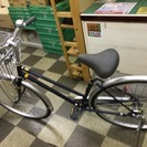 [2502]中古自転車　リサイクル自転車　マルキン　シティサイクル　27インチ　シングル　リモートレバーライト　ローラーブレーキ　BAA自転車安全基準適合　ダークブルーの画像
