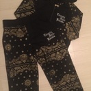 24karats EXILE Ｊ-soul 黒×金 ペイズリーセットアップ 超美品