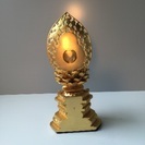 金属の釈迦如来座像の画像