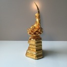 金属の釈迦如来座像の画像
