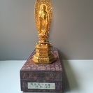金属の阿弥陀如来像(舟形)の画像