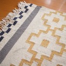 IKEAラグ 平織りキリム 手織り の画像