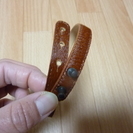 毛皮製 ブレスレットの画像