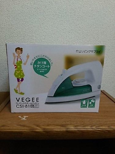 １人暮らしにぴったり！コードレススチームアイロン！