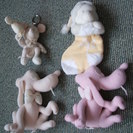 ディズニーのぬいぐるみ４点セット
