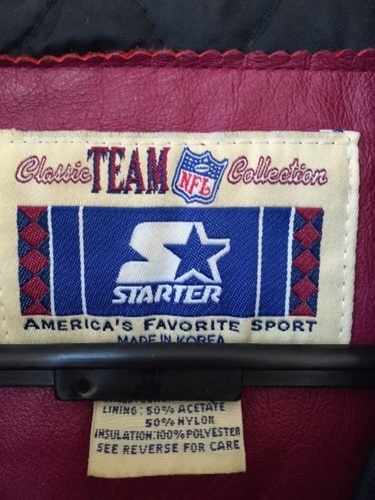 Starter社製 NFLレザージャケット 激レア