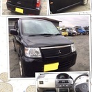 ご成約いただきました！即乗り！ekワゴン☆黒☆AT,4WD☆車検...