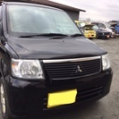 ご成約いただきました！即乗り！ekワゴン☆黒☆AT,4WD☆車検28年10月まで！の画像