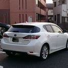 LEXUS CT200h version C パールホワイト レクサスの画像
