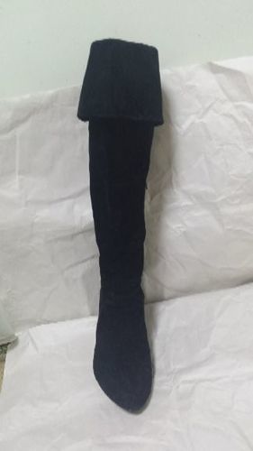 本革日本製♪折り返しスエードブーツ22.5cm