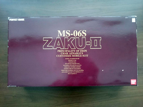 バンダイ プラモデル 未組立 1/60 PG MS-06S ZAKU-II シャア・アズナブル専用ザク パーフェクトグレード