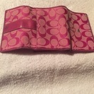 【値下げ】コーチ シグネチャー財布 ピンクの画像