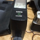 古いカメラ ストロボセットの画像
