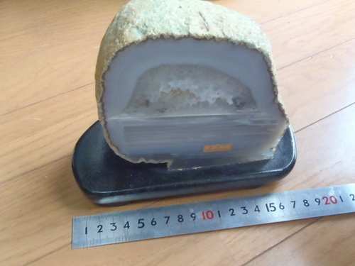 めのう　カットモデル　原石お好きな方に