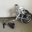 オシャレな折り畳み自転車★車にも積めて持ち運び便利★の画像