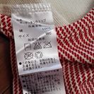 新品・犬服★ボーダータンクトップ（レッド)★WCサイズの画像