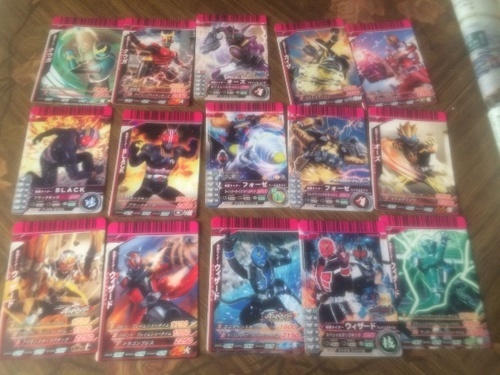 仮面ライダーガンバライド34枚キラ1含む