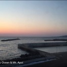 絶景！えりもの夕日