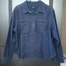 デニム生地のシャツ 3L