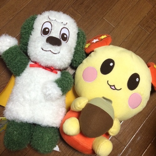 ワンワンとうーたんぬいぐるみ