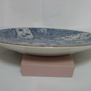 ※純和風　藍色模様の和皿 / 大皿 / 食器の画像