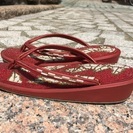 ビーズ草履 (23.5cm)の画像