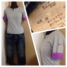 ★福袋2着★150Ｓサイズ★ ナイキ、JURIANOJURRIEのダメージデニム の画像