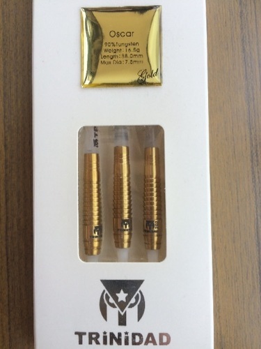 ダーツ 限定品 未使用 岩永美穂 デザイン トリニダート オスカー ゴールド TRiNiDAD Oscar GOLDシリアルナンバー有