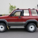 平成7年モデル　いすゞ　ビッグホーン　イルムシャー　ショート　車検28年12月　走行距離：235,585km　ディーゼル・ターボ　マニュアル5速の画像