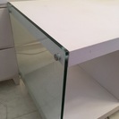 フランフラン Francfranc 白 テレビボード キャスター付き の画像