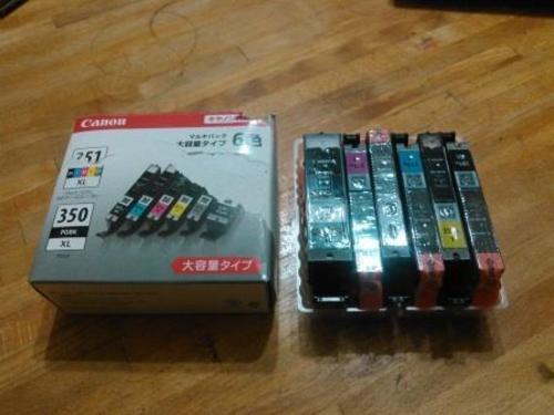 【Canon 350 351インクカートリッジ】6色タイプ　2,000円