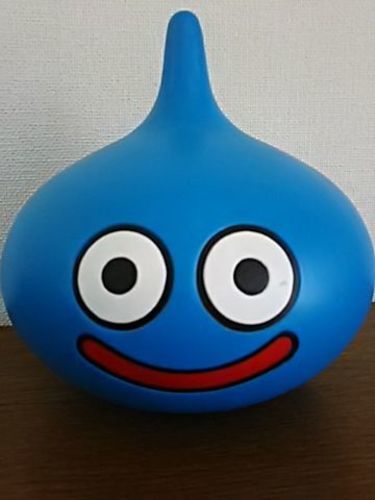 ビッグスライム・プラ貯金箱ブルー