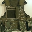 TOP　陸自迷彩2型装備シリーズ　 戦闘防弾チョッキ0型　弾納(5.56mm弾倉2本収納可能)×4ケの画像
