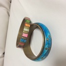 値下げしましたー昔早稲田の雑貨店で購入ブレスレット2点での画像