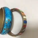 値下げしましたー昔早稲田の雑貨店で購入ブレスレット2点での画像