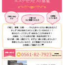 エステセラピスト募集の画像