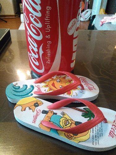 コカ・コーラ懸賞当選品(ビーチサンダル)サイズS