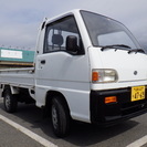 走行5万km台 4WDのサンバートラック　平成4年式　車検付の画像