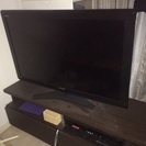 テレビ、テレビ台の画像