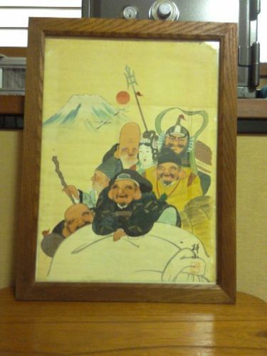 【再値下げ】絵画、七福神