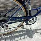 超美品☆中古自転車/ブルージュ 2７インチ 6段変速 オートライト /ネイビーの画像