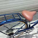 超美品☆中古自転車/ブルージュ 2７インチ 6段変速 オートライト /ネイビーの画像