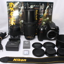 ★★★完売★★★　　新品級★本格入門 Nikon ニコン D5000 Wレンズ★極少2249回　＃63