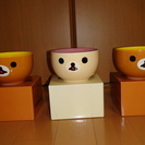 ★新品★未使用★リラックマボウル（陶磁器）★３個セットの画像