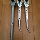 ラチェット レンチ 5種類 まとめて 建設 工具 自動車 整備 改造 の画像