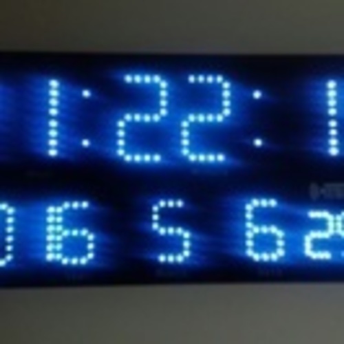 【未使用品・値下げしました】LED 電波時計　壁掛け・置き兼用